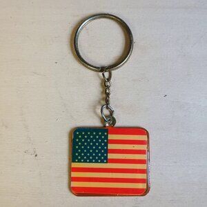 Vintage Veterans of Foreign Wars Flag VFW Keychain